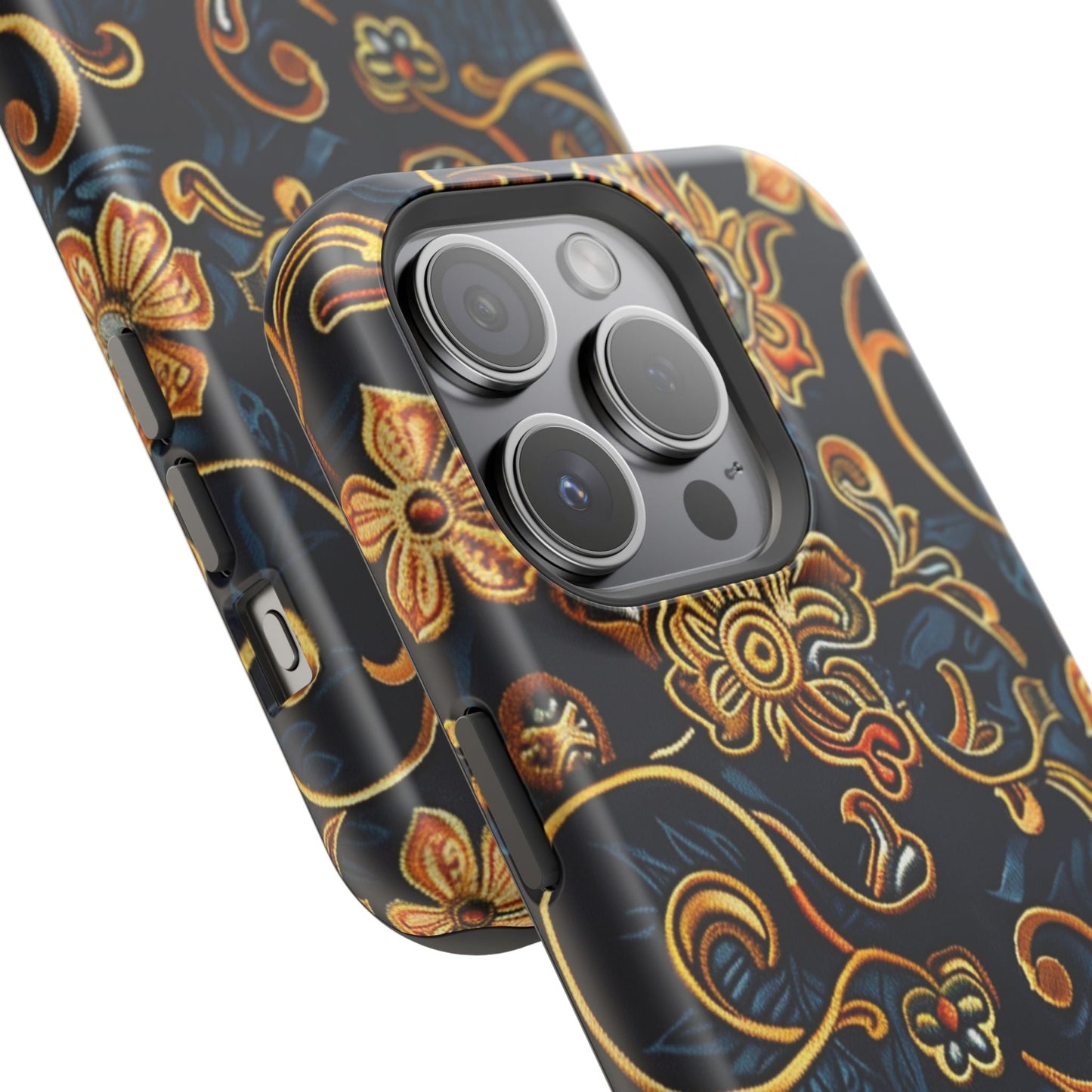 Floral Baroque Magnetic Impact - Resistant Phone Case - DIGITAL X
