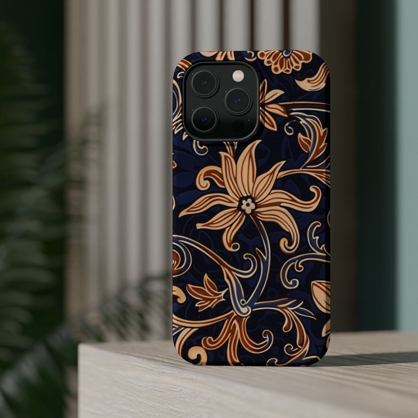 Floral Baroque Magnetic Impact - Resistant Phone Case - DIGITAL X