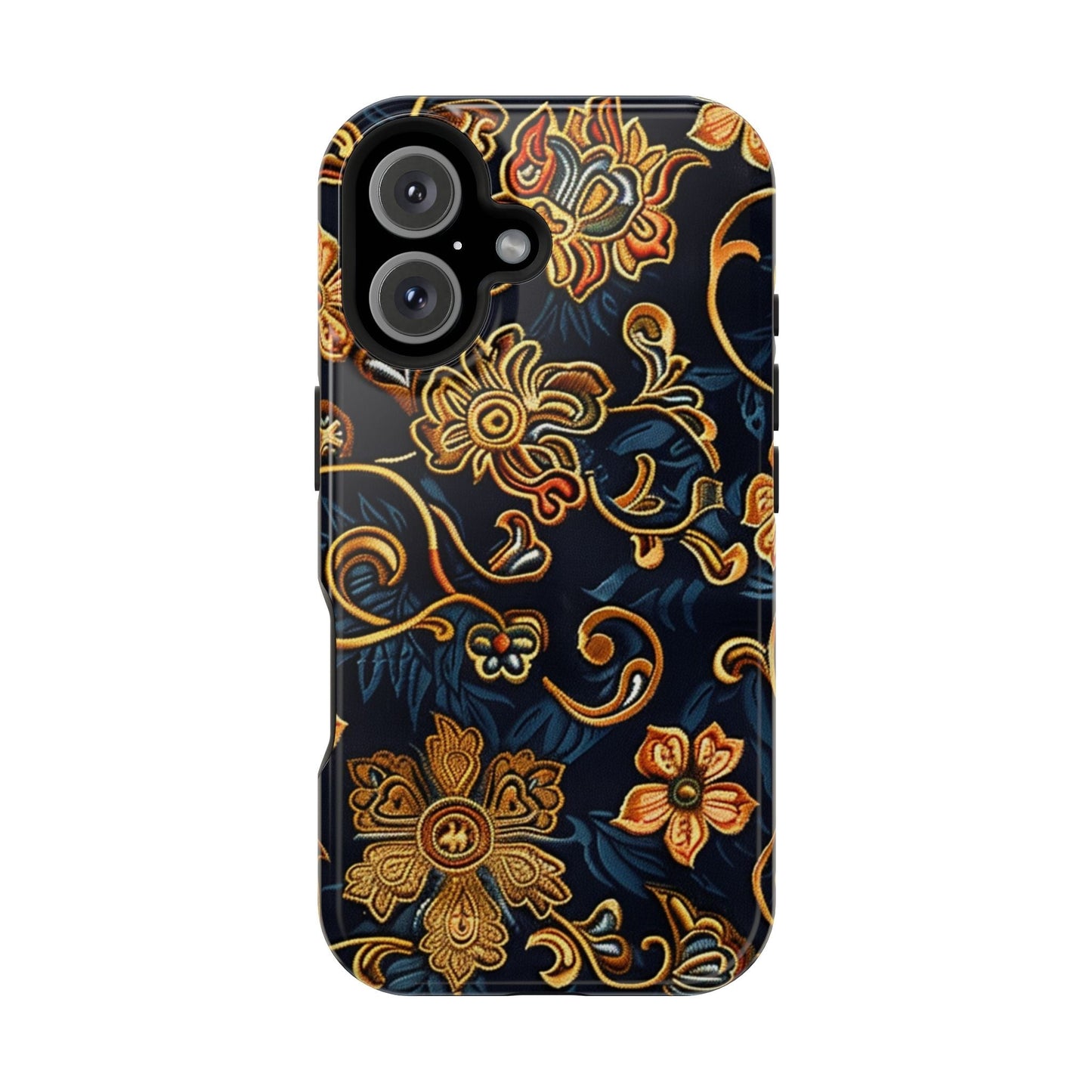 Floral Baroque Magnetic Impact - Resistant Phone Case - DIGITAL X