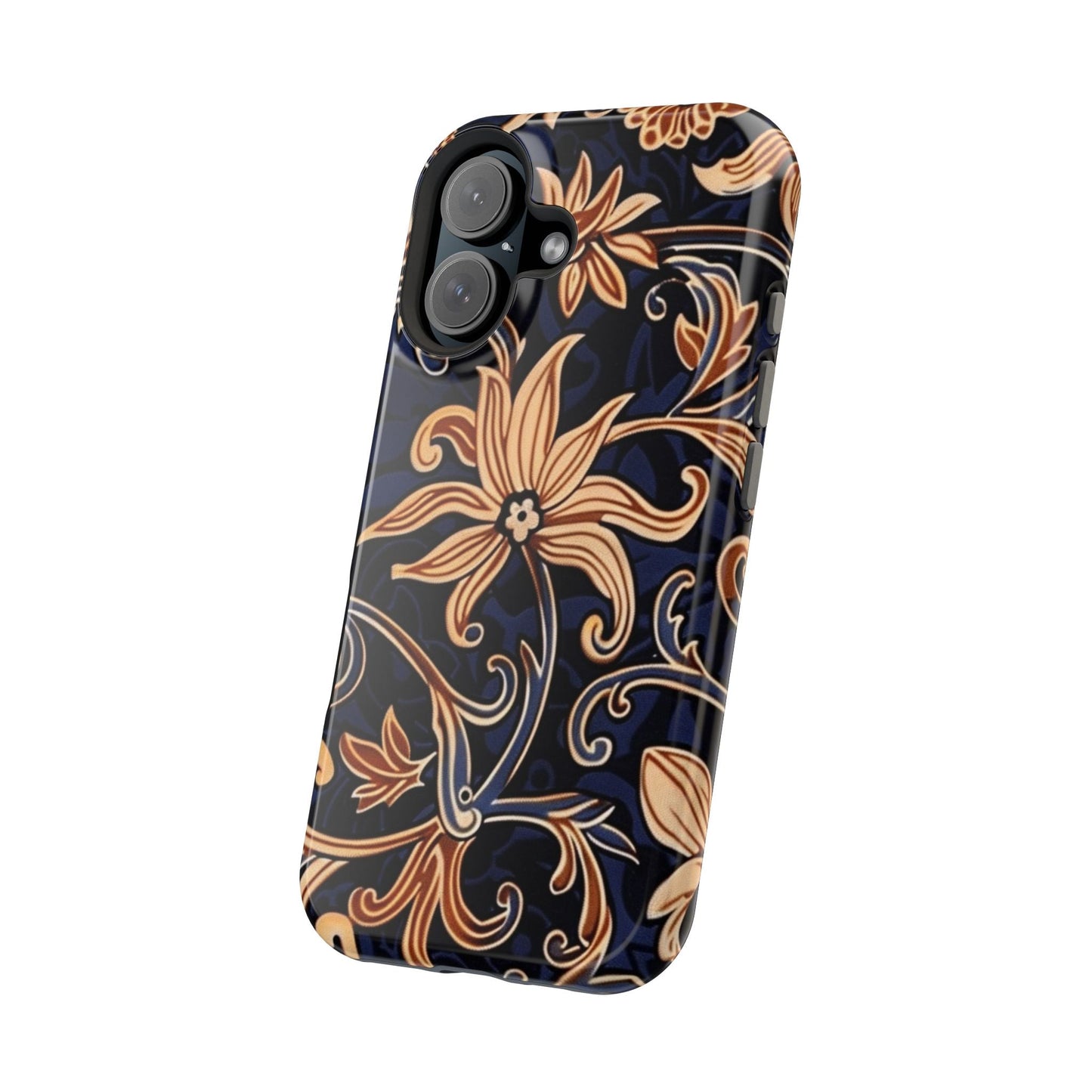 Floral Baroque Magnetic Impact - Resistant Phone Case - DIGITAL X