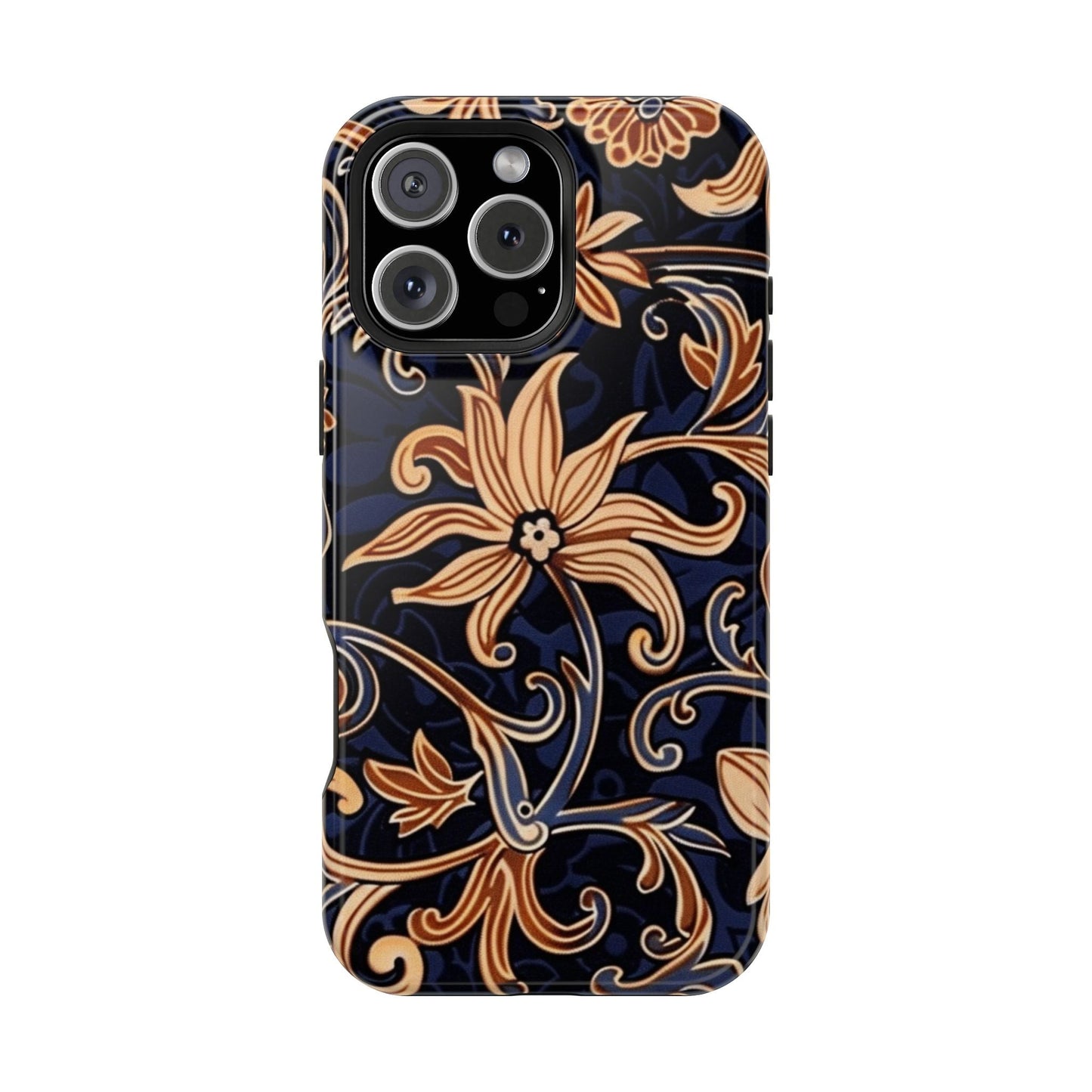 Floral Baroque Magnetic Impact - Resistant Phone Case - DIGITAL X