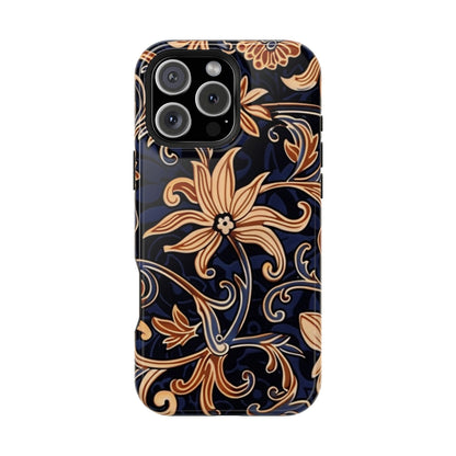 Floral Baroque Magnetic Impact - Resistant Phone Case - DIGITAL X
