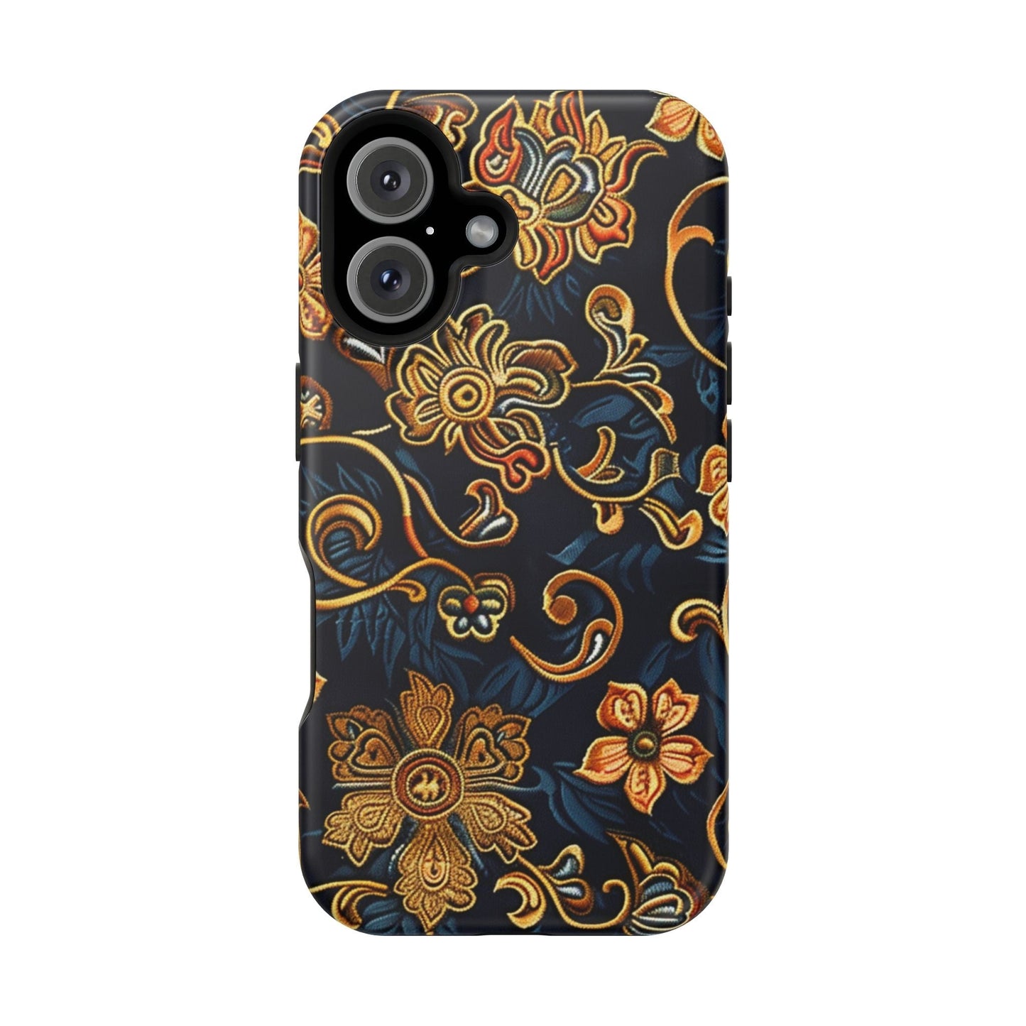 Floral Baroque Magnetic Impact - Resistant Phone Case - DIGITAL X