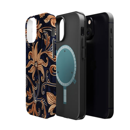 Floral Baroque Magnetic Impact - Resistant Phone Case - DIGITAL X