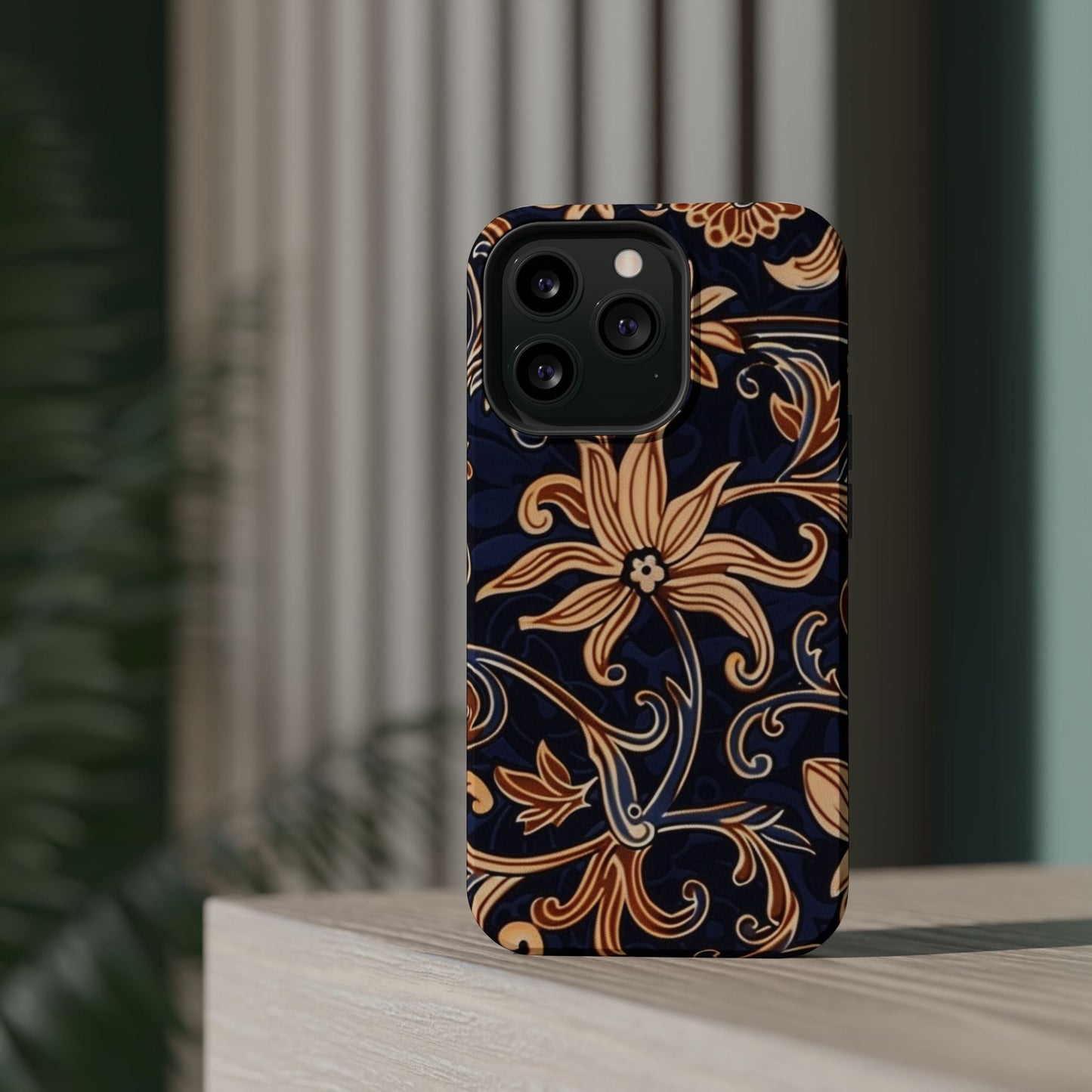 Floral Baroque Magnetic Impact - Resistant Phone Case - DIGITAL X