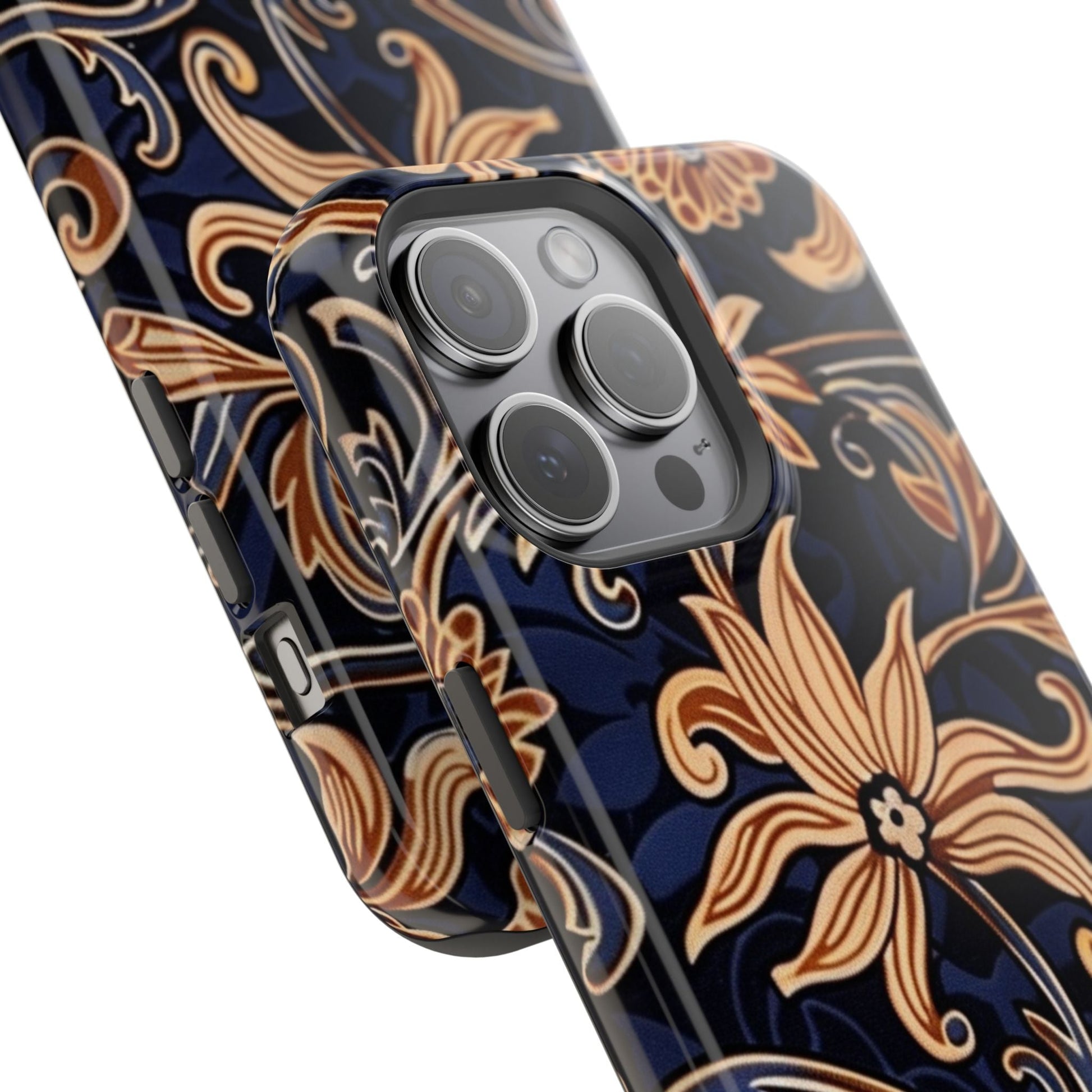 Floral Baroque Magnetic Impact - Resistant Phone Case - DIGITAL X
