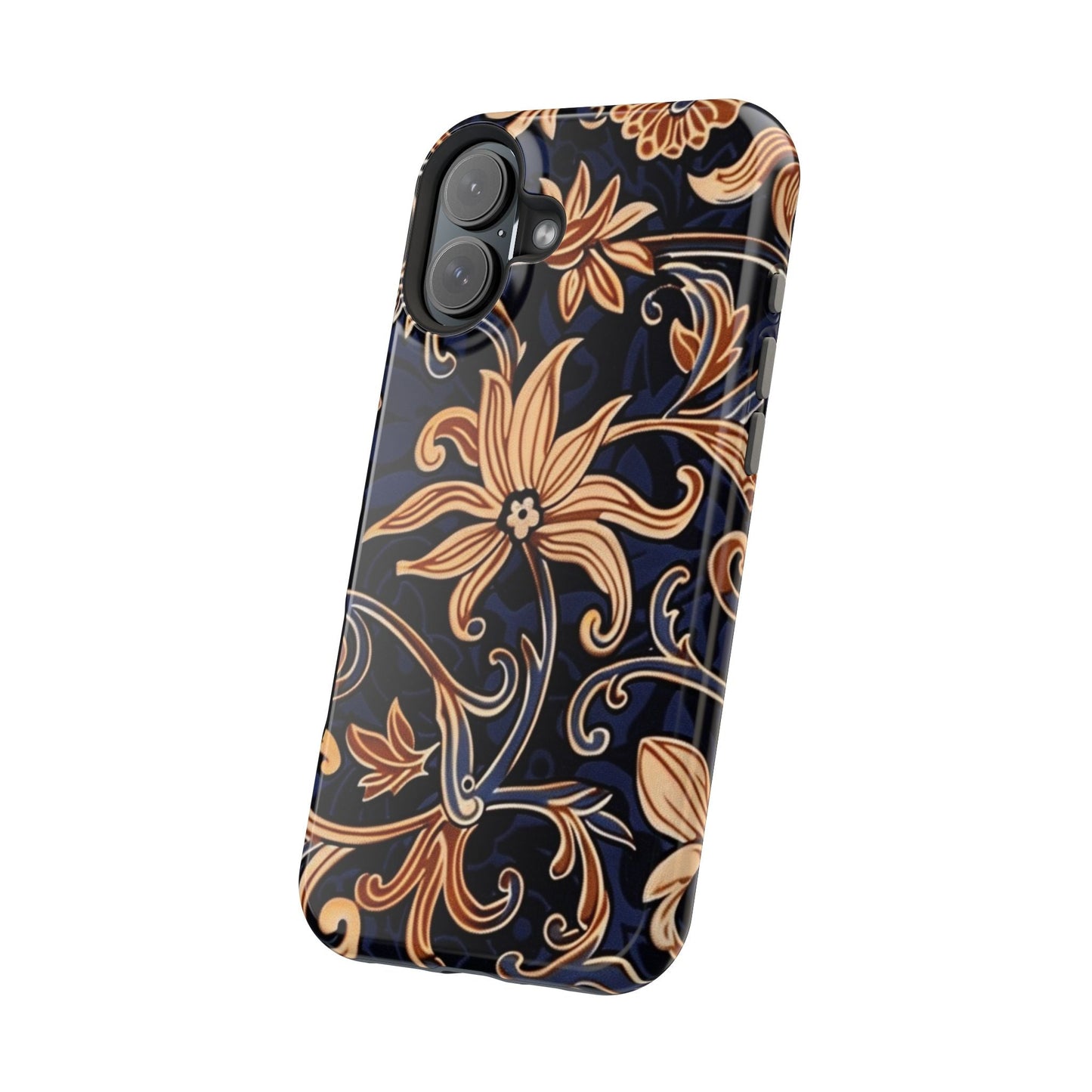 Floral Baroque Magnetic Impact - Resistant Phone Case - DIGITAL X