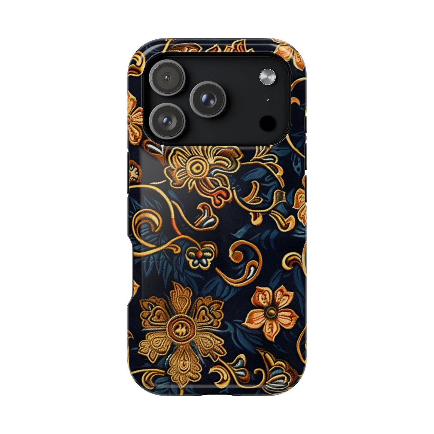 Floral Baroque Magnetic Impact - Resistant Phone Case - DIGITAL X
