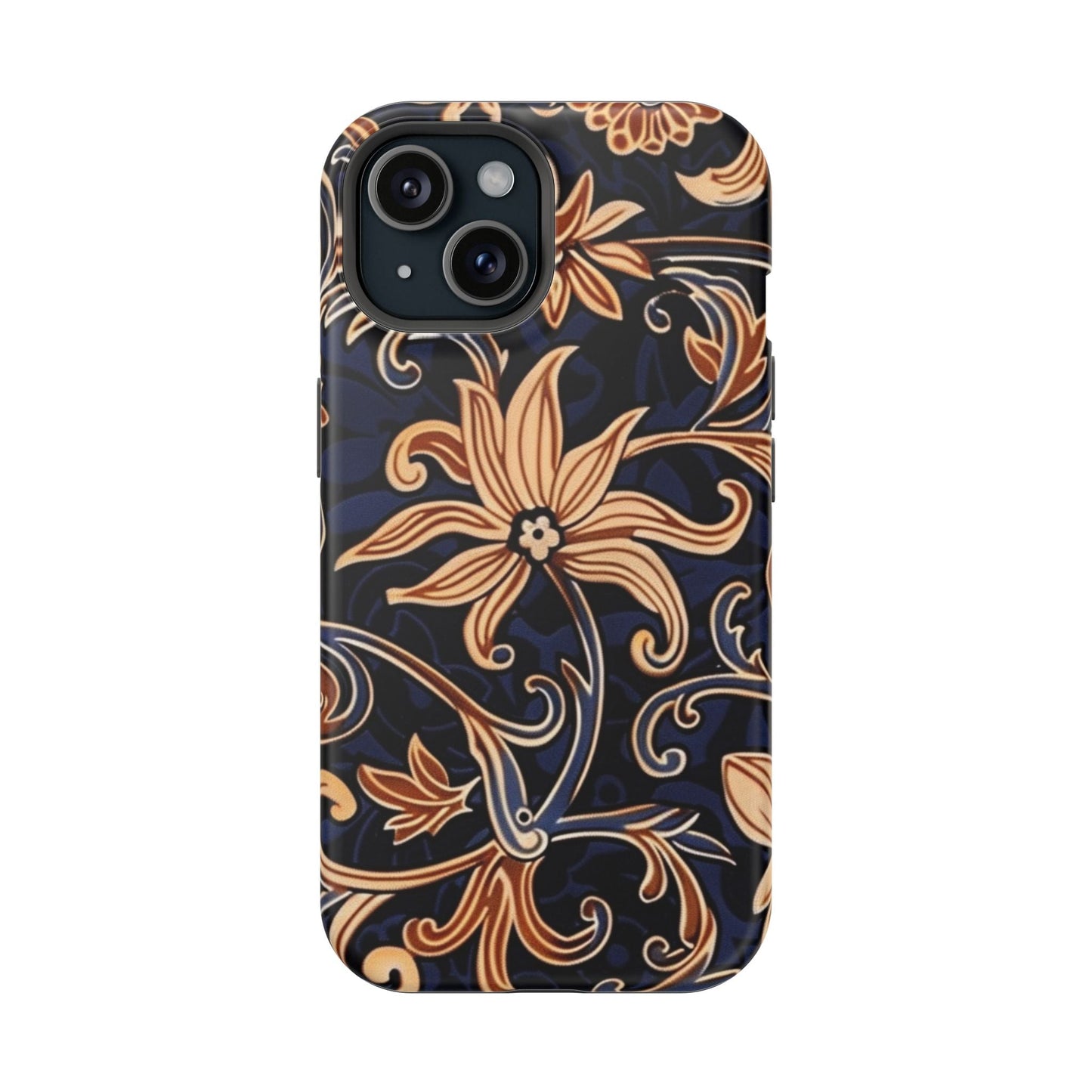 Floral Baroque Magnetic Impact - Resistant Phone Case - DIGITAL X