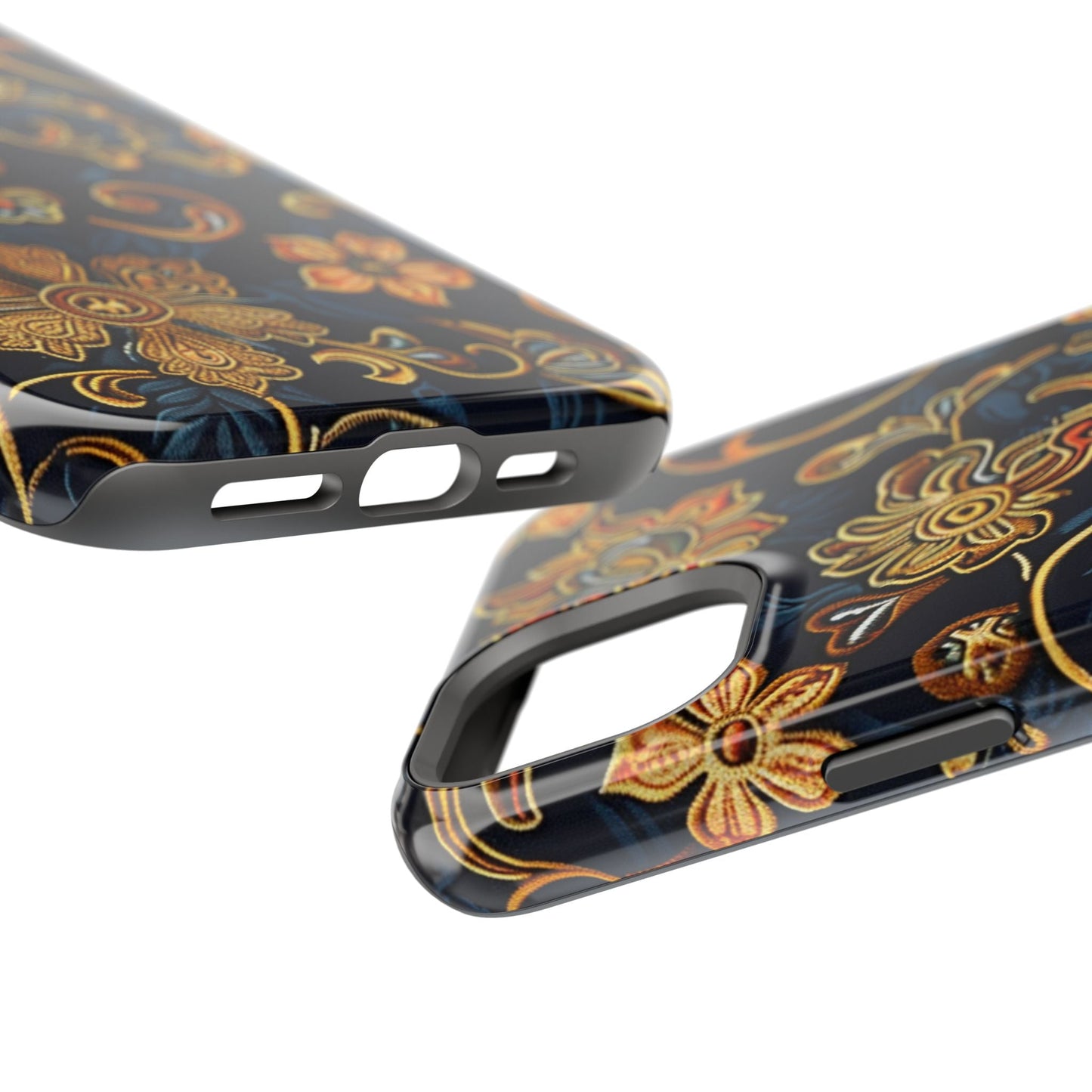 Floral Baroque Magnetic Impact - Resistant Phone Case - DIGITAL X