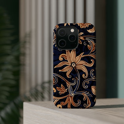 Floral Baroque Magnetic Impact - Resistant Phone Case - DIGITAL X