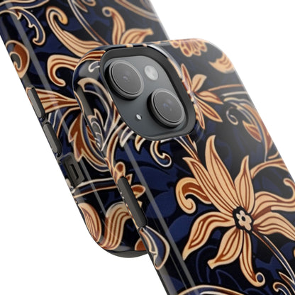 Floral Baroque Magnetic Impact - Resistant Phone Case - DIGITAL X