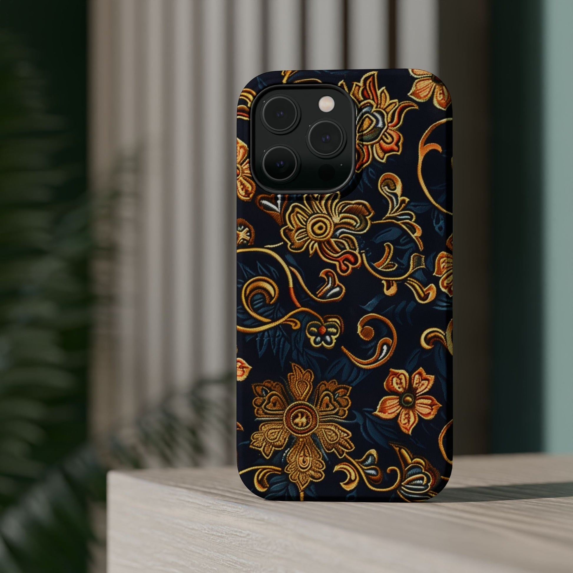 Floral Baroque Magnetic Impact - Resistant Phone Case - DIGITAL X