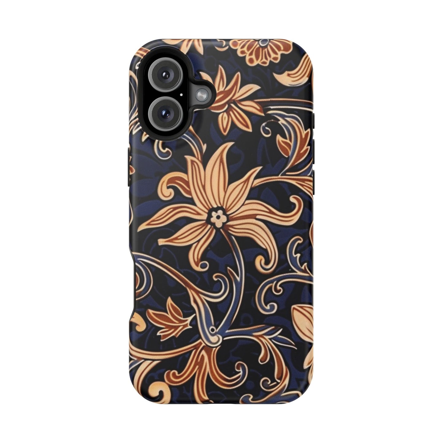 Floral Baroque Magnetic Impact - Resistant Phone Case - DIGITAL X