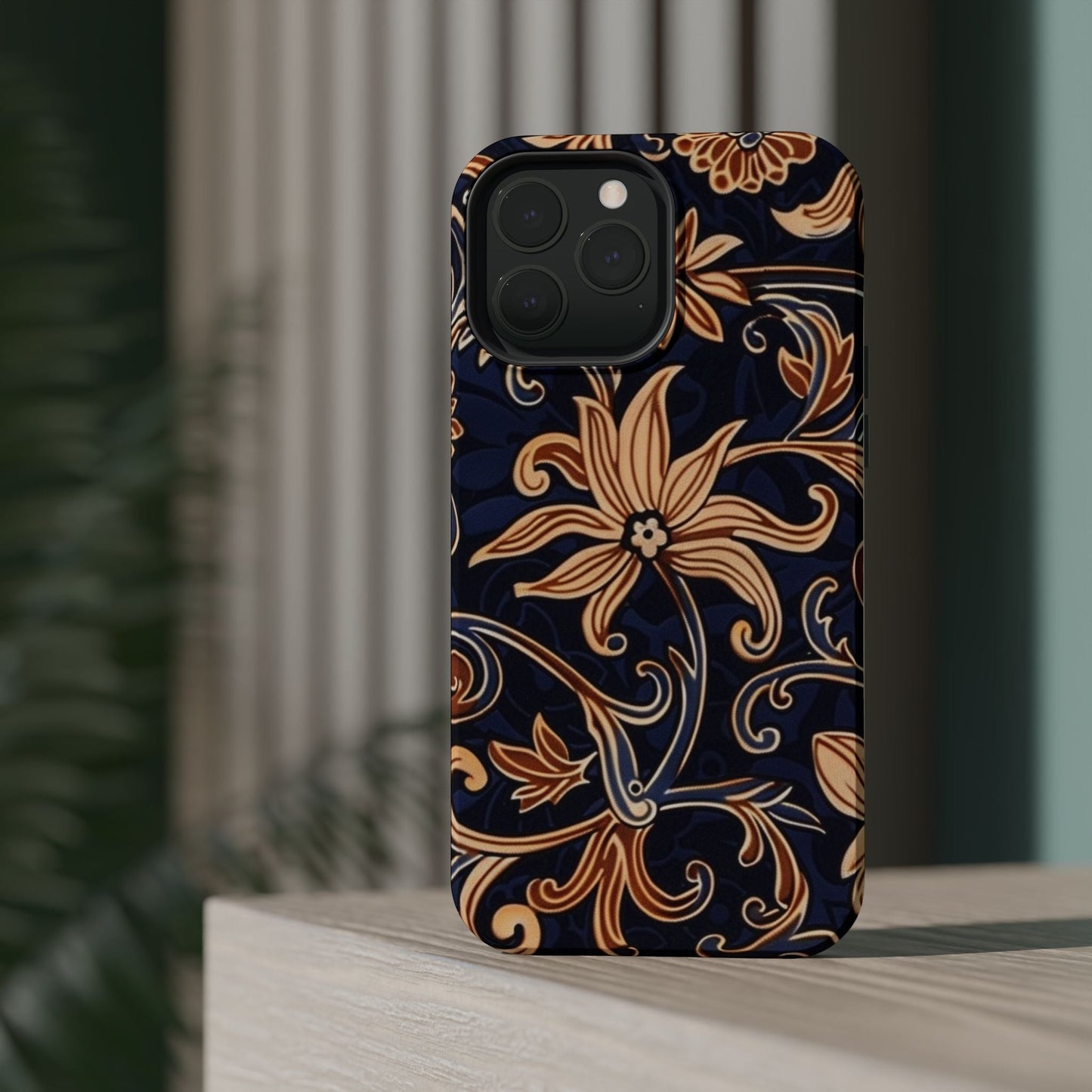 Floral Baroque Magnetic Impact - Resistant Phone Case - DIGITAL X