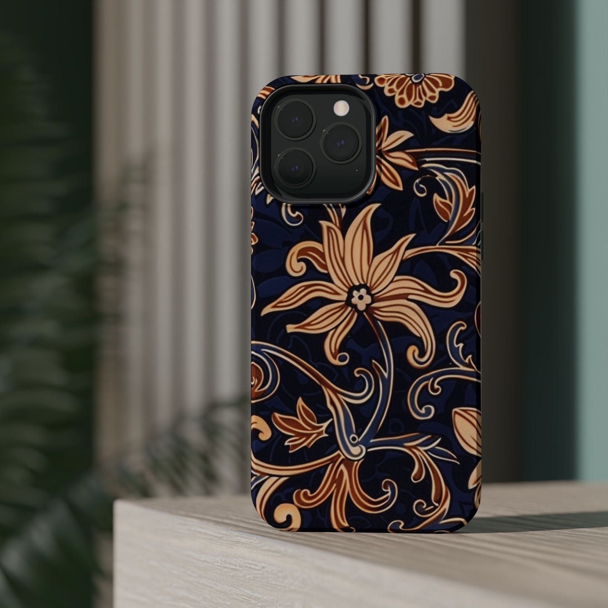 Floral Baroque Magnetic Impact - Resistant Phone Case - DIGITAL X