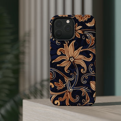 Floral Baroque Magnetic Impact - Resistant Phone Case - DIGITAL X