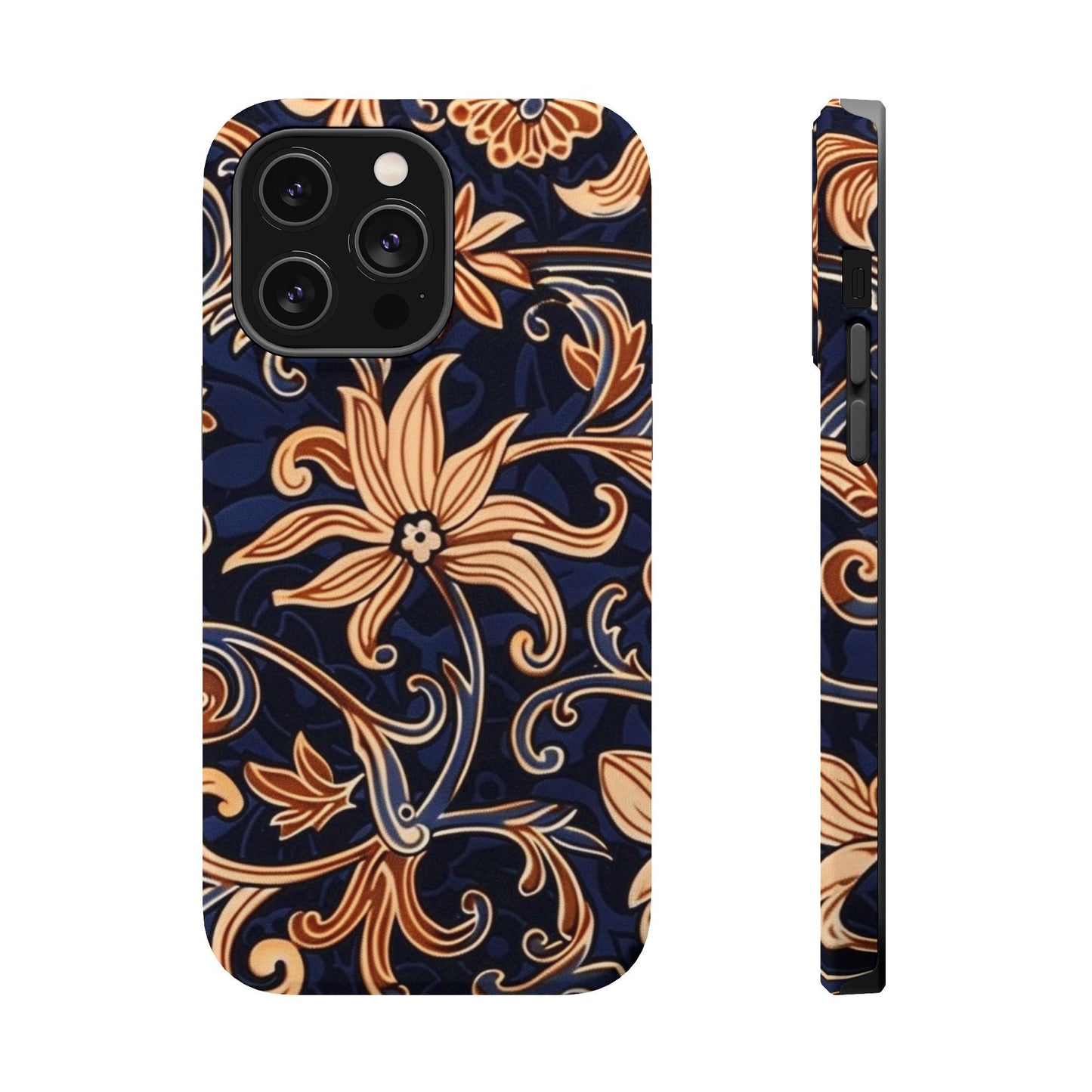 Floral Baroque Magnetic Impact - Resistant Phone Case - DIGITAL X