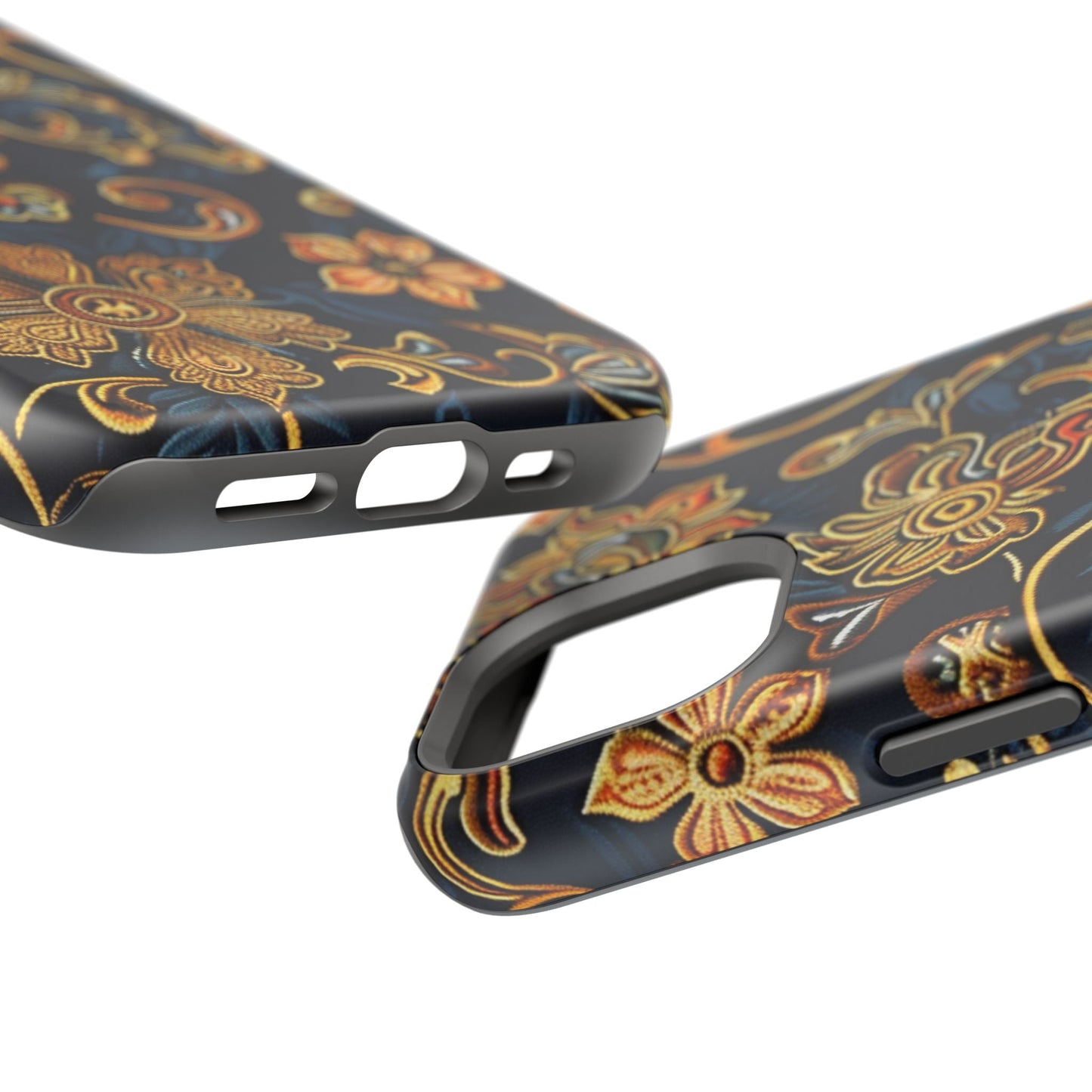 Floral Baroque Magnetic Impact - Resistant Phone Case - DIGITAL X