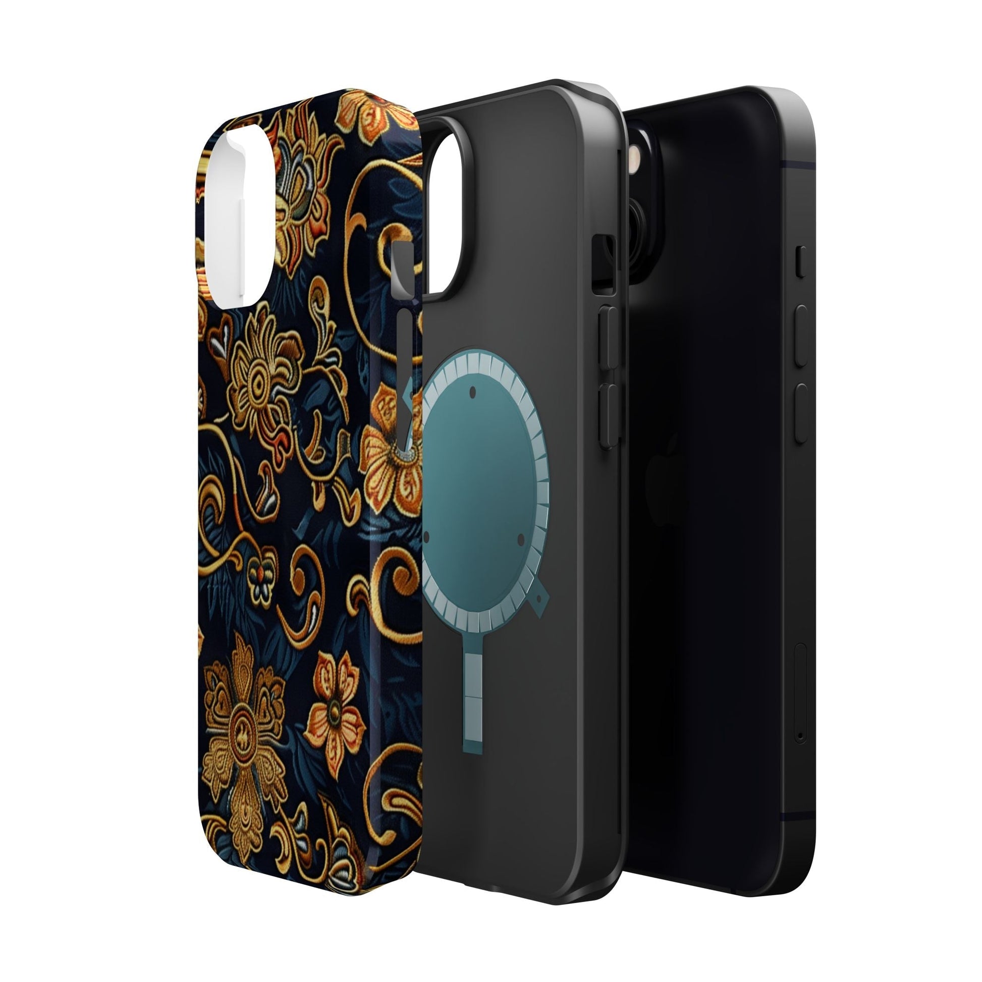 Floral Baroque Magnetic Impact - Resistant Phone Case - DIGITAL X