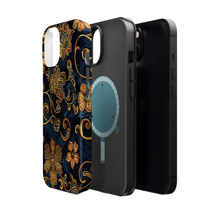 Floral Baroque Magnetic Impact - Resistant Phone Case - DIGITAL X