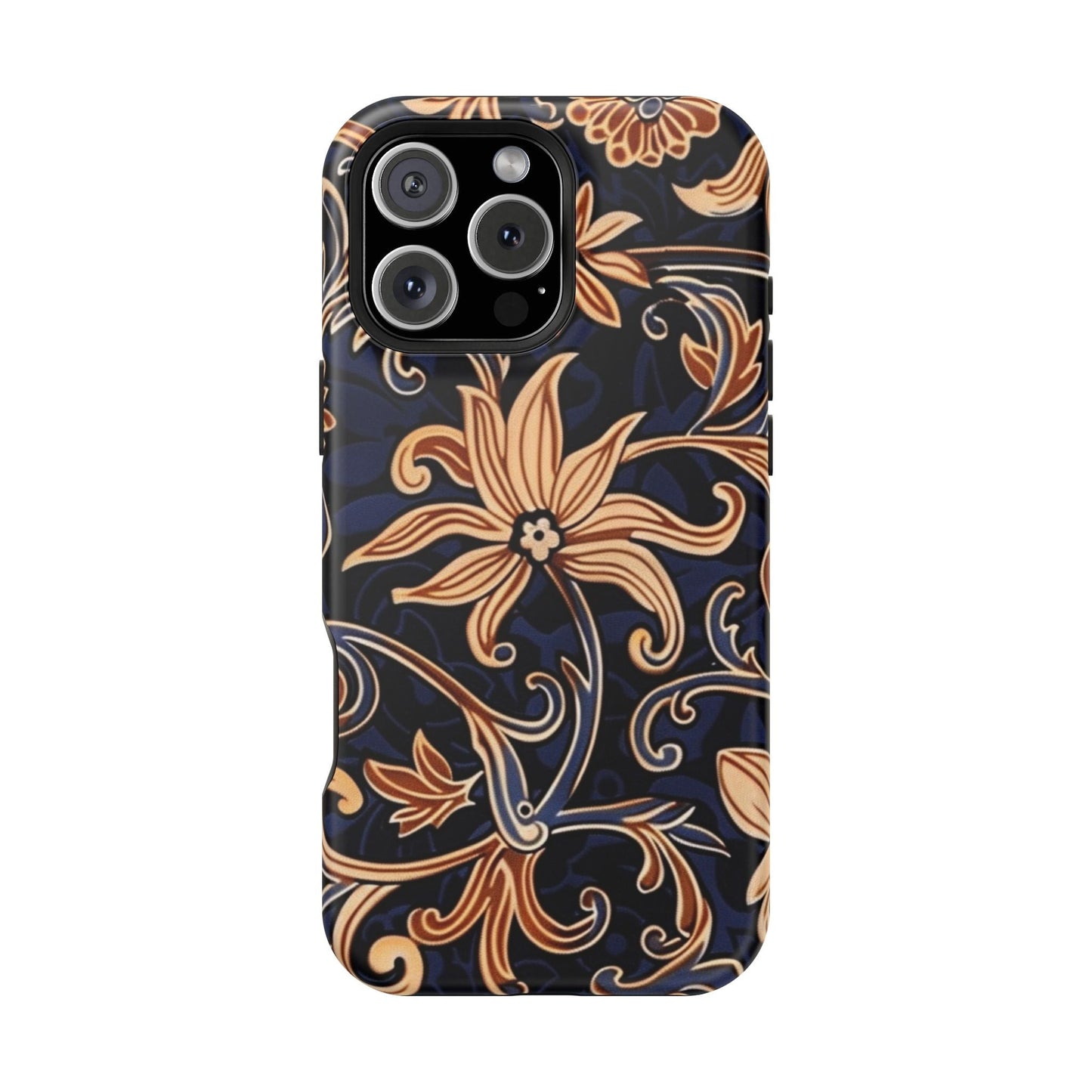 Floral Baroque Magnetic Impact - Resistant Phone Case - DIGITAL X