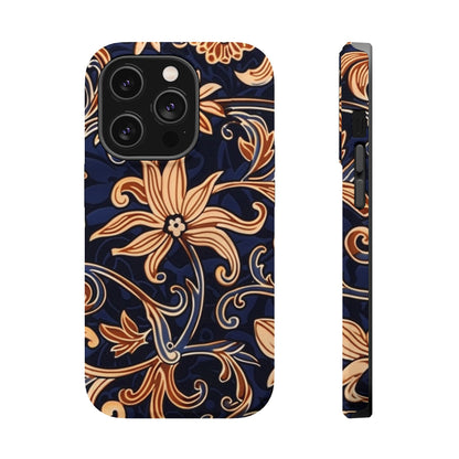Floral Baroque Magnetic Impact - Resistant Phone Case - DIGITAL X