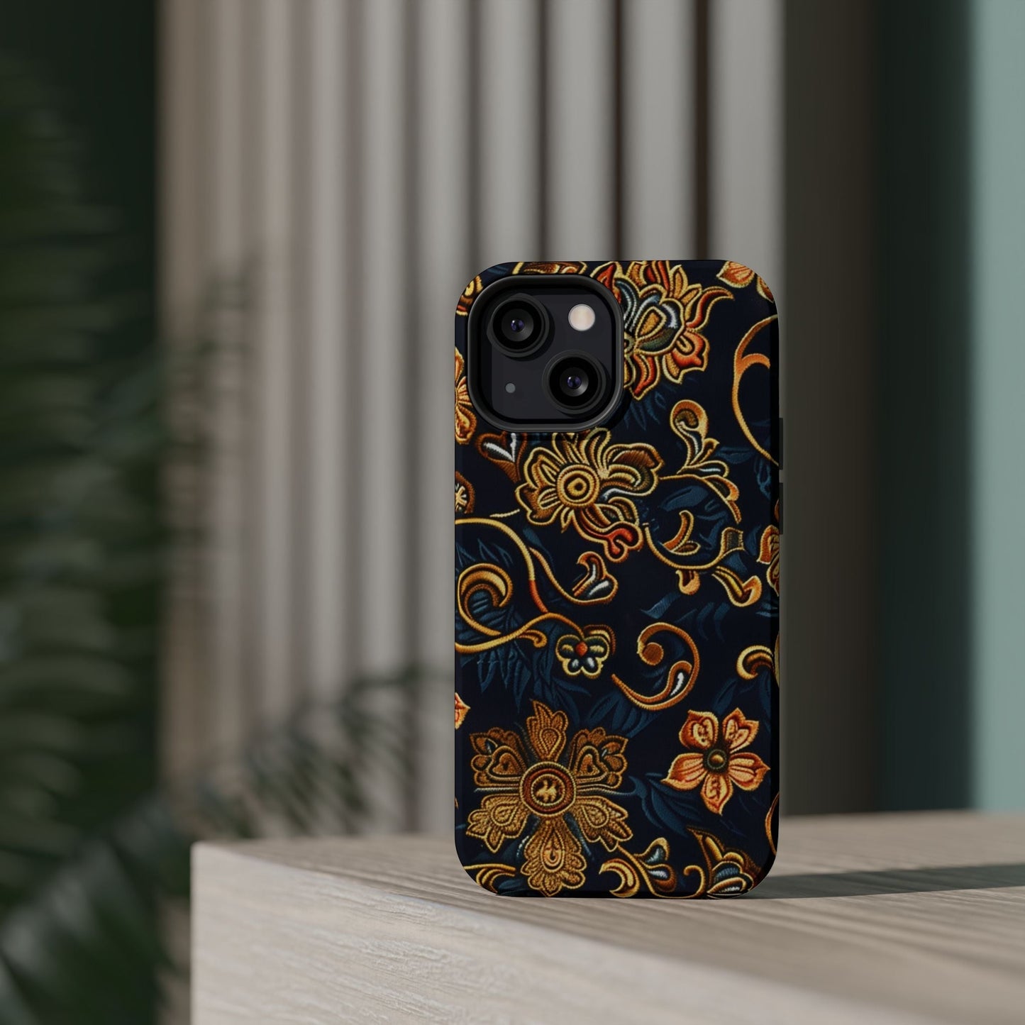 Floral Baroque Magnetic Impact - Resistant Phone Case - DIGITAL X