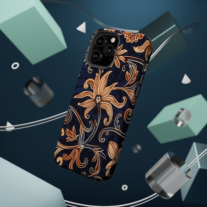 Floral Baroque Magnetic Impact - Resistant Phone Case - DIGITAL X