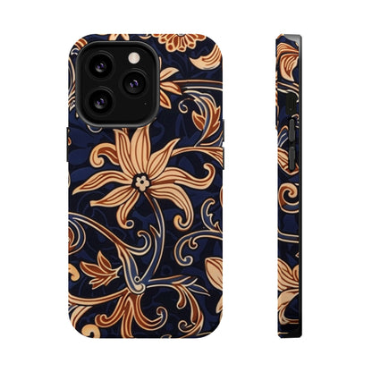 Floral Baroque Magnetic Impact - Resistant Phone Case - DIGITAL X