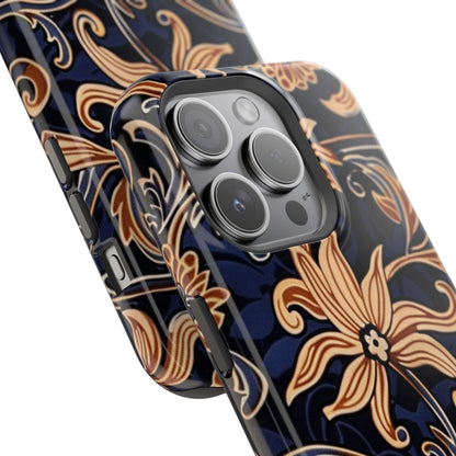 Floral Baroque Magnetic Impact - Resistant Phone Case - DIGITAL X