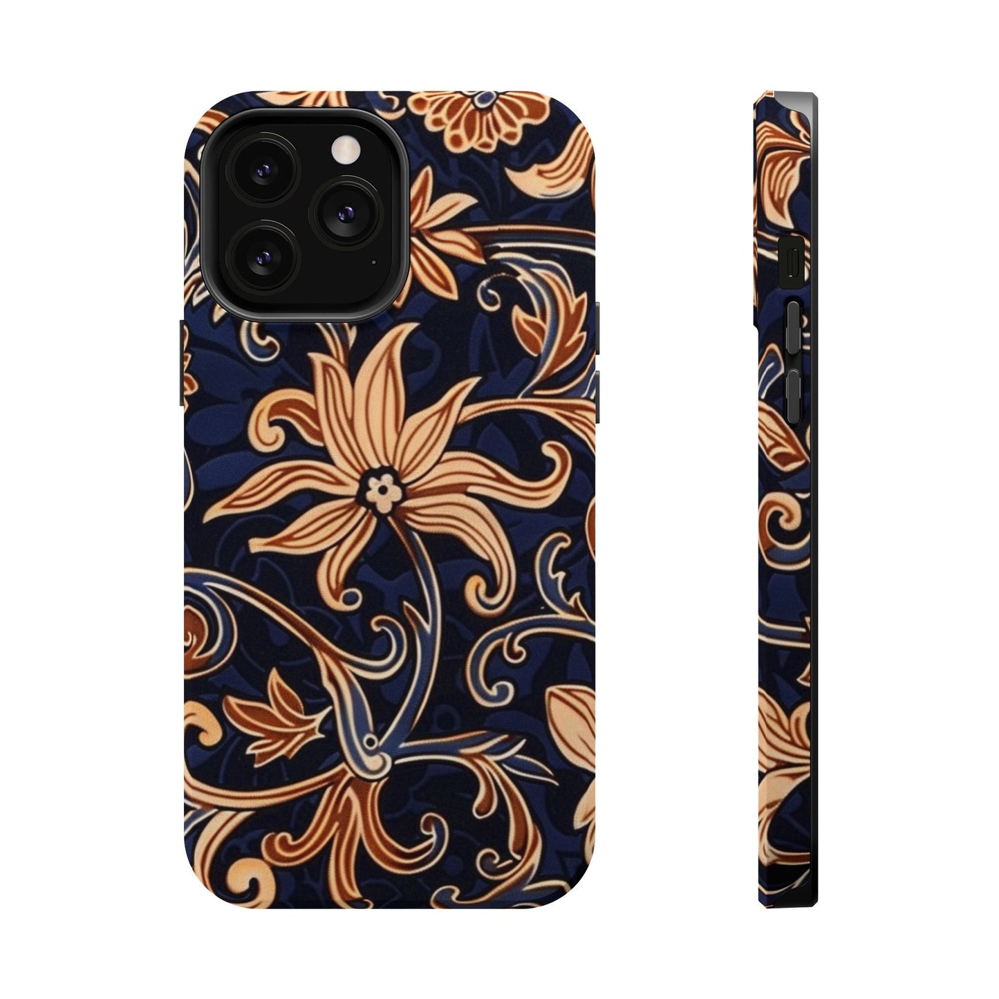 Floral Baroque Magnetic Impact - Resistant Phone Case - DIGITAL X