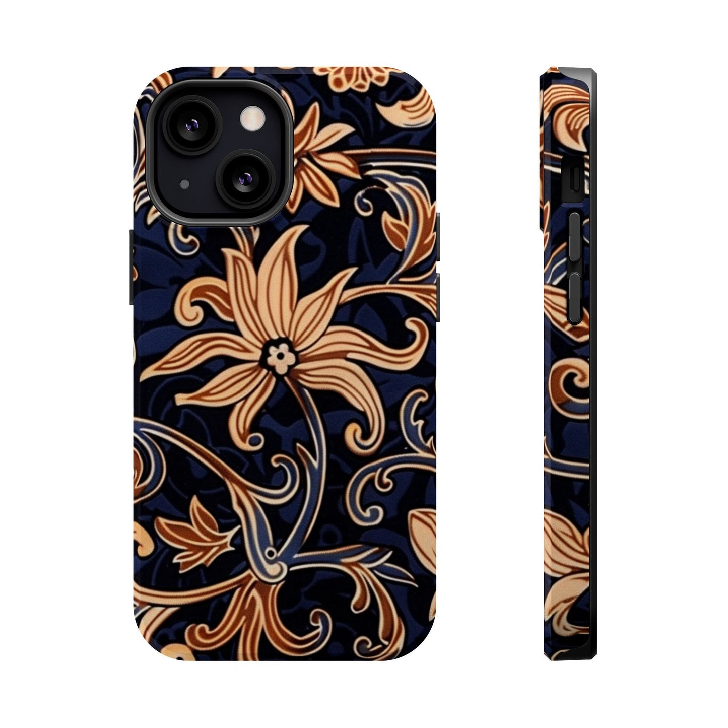 Floral Baroque Magnetic Impact - Resistant Phone Case - DIGITAL X