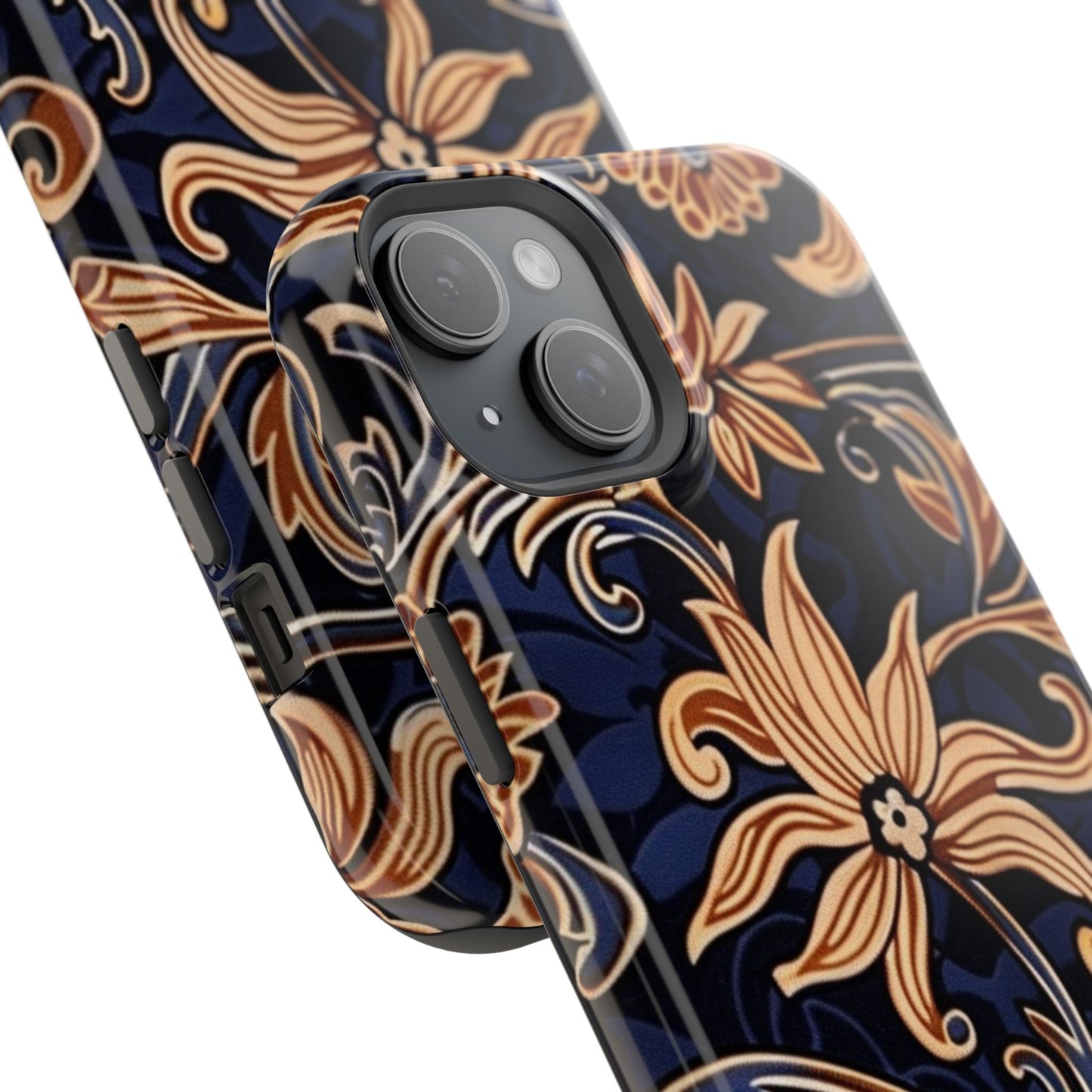 Floral Baroque Magnetic Impact - Resistant Phone Case - DIGITAL X