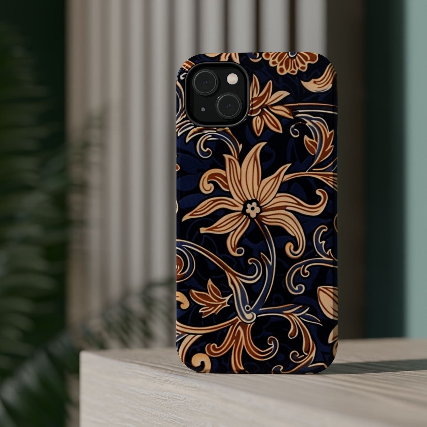 Floral Baroque Magnetic Impact - Resistant Phone Case - DIGITAL X