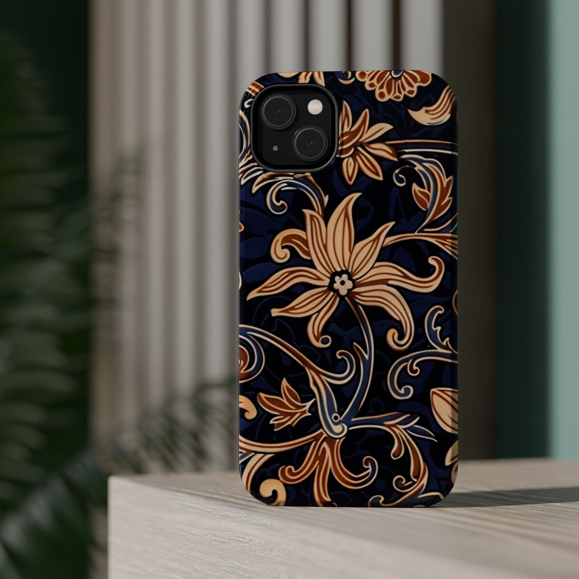 Floral Baroque Magnetic Impact - Resistant Phone Case - DIGITAL X