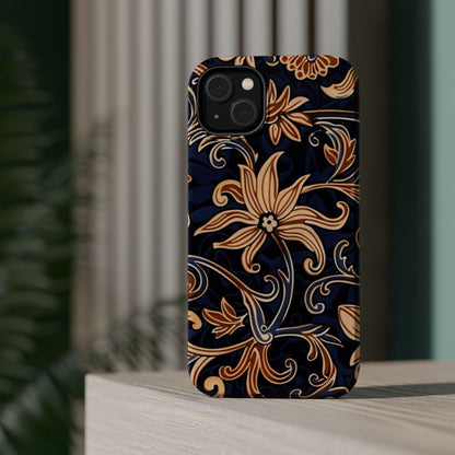 Floral Baroque Magnetic Impact - Resistant Phone Case - DIGITAL X