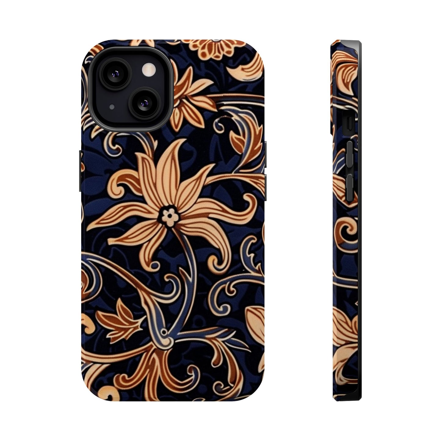 Floral Baroque Magnetic Impact - Resistant Phone Case - DIGITAL X