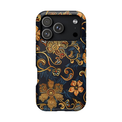 Floral Baroque Magnetic Impact - Resistant Phone Case - DIGITAL X