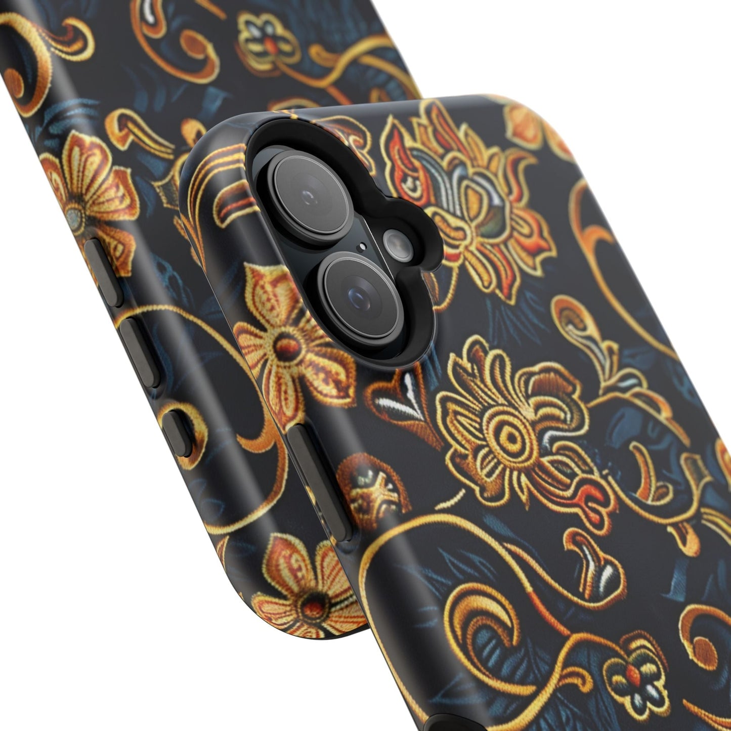 Floral Baroque Magnetic Impact - Resistant Phone Case - DIGITAL X