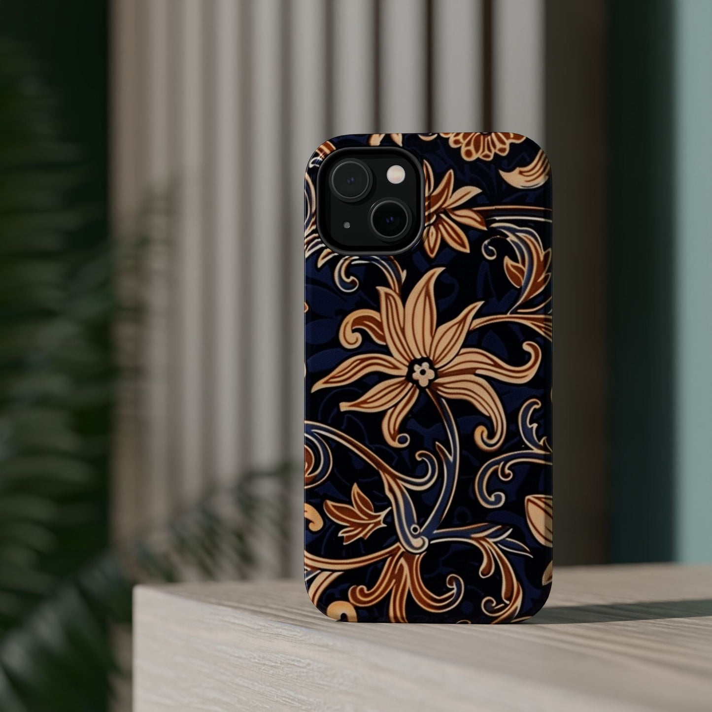 Floral Baroque Magnetic Impact - Resistant Phone Case - DIGITAL X