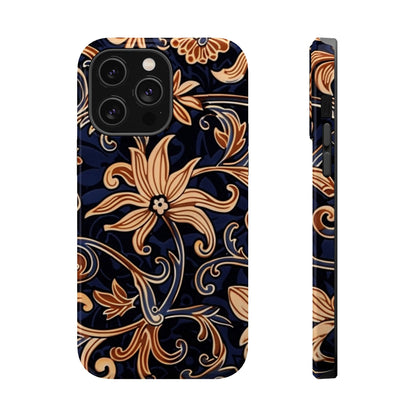 Floral Baroque Magnetic Impact - Resistant Phone Case - DIGITAL X
