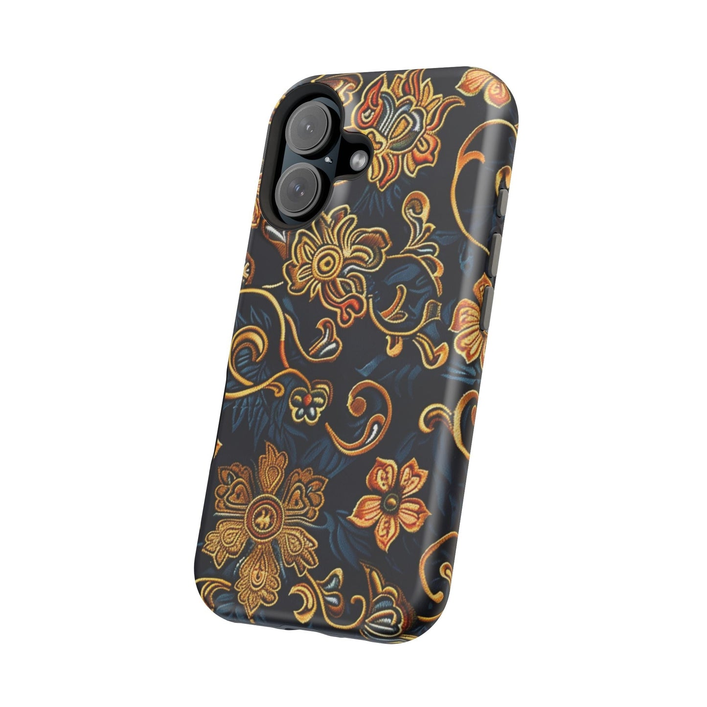 Floral Baroque Magnetic Impact - Resistant Phone Case - DIGITAL X