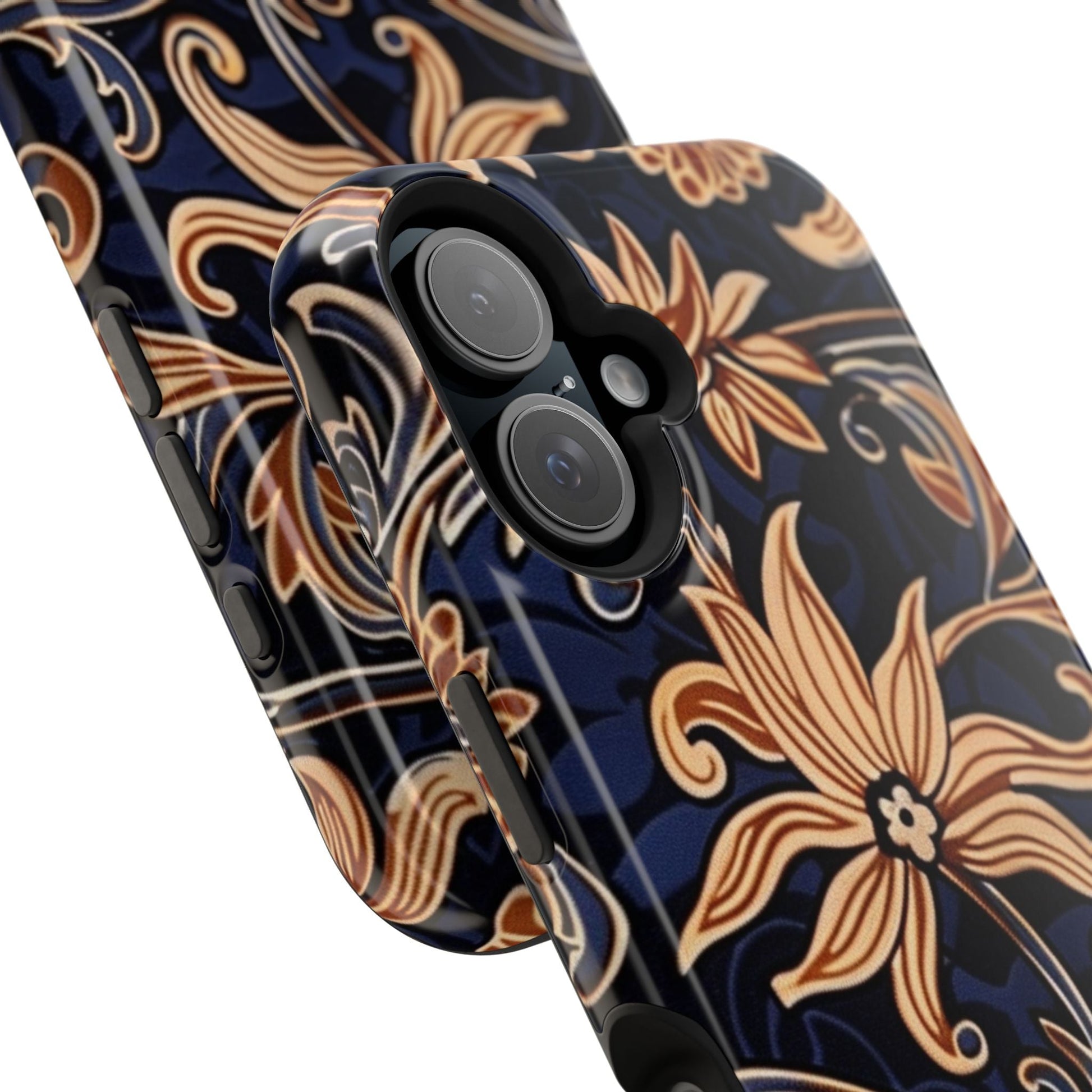 Floral Baroque Magnetic Impact - Resistant Phone Case - DIGITAL X
