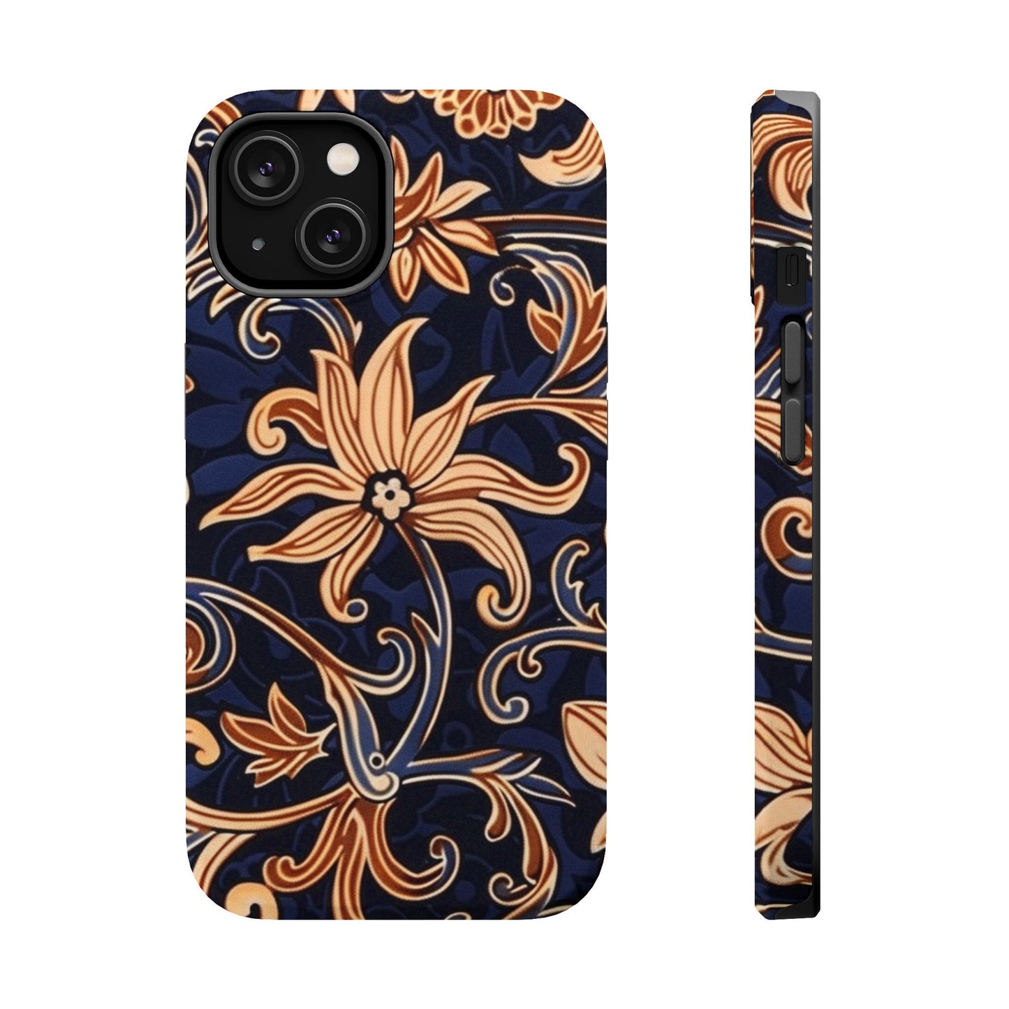 Floral Baroque Magnetic Impact - Resistant Phone Case - DIGITAL X