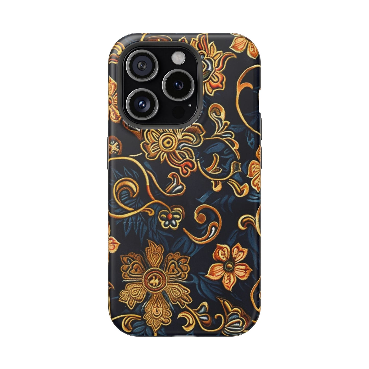 Floral Baroque Magnetic Impact - Resistant Phone Case - DIGITAL X