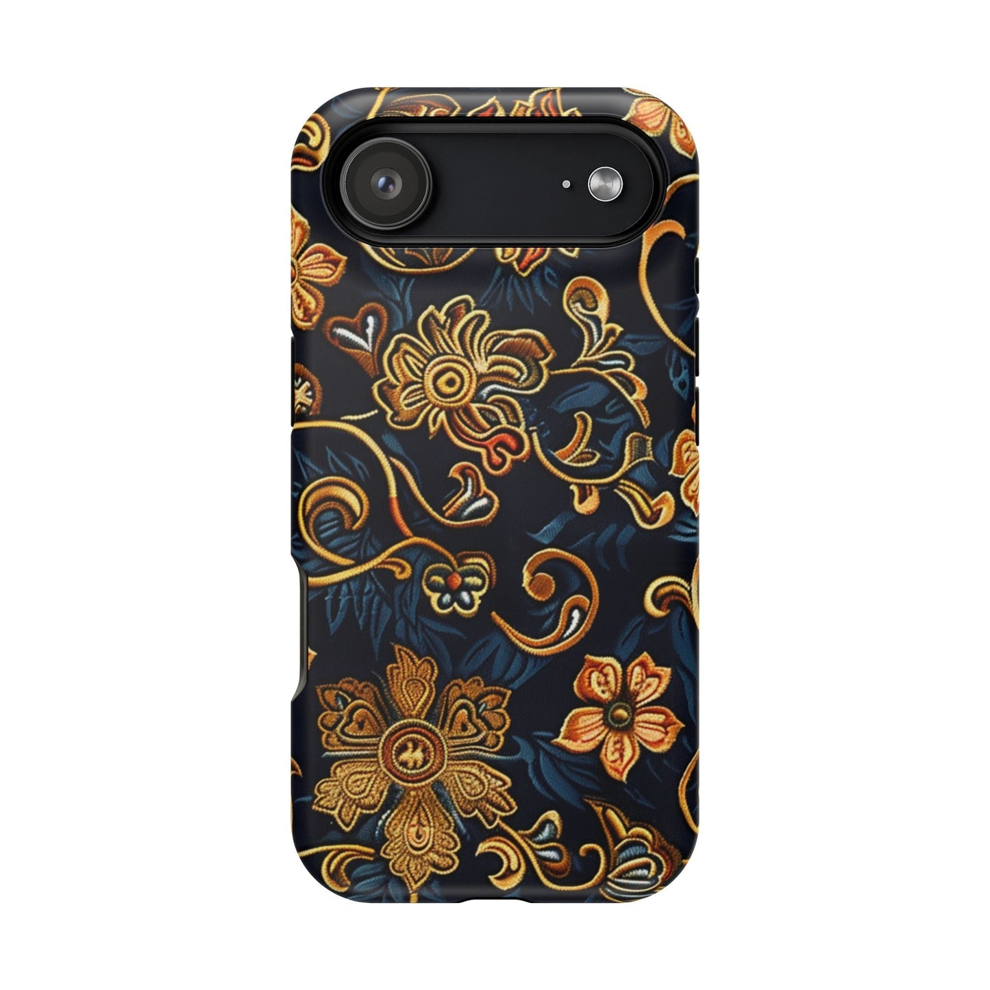Floral Baroque Magnetic Impact - Resistant Phone Case - DIGITAL X