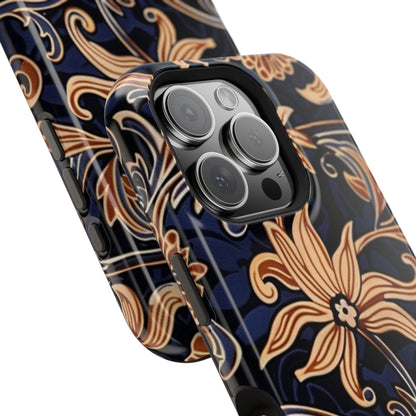 Floral Baroque Magnetic Impact - Resistant Phone Case - DIGITAL X