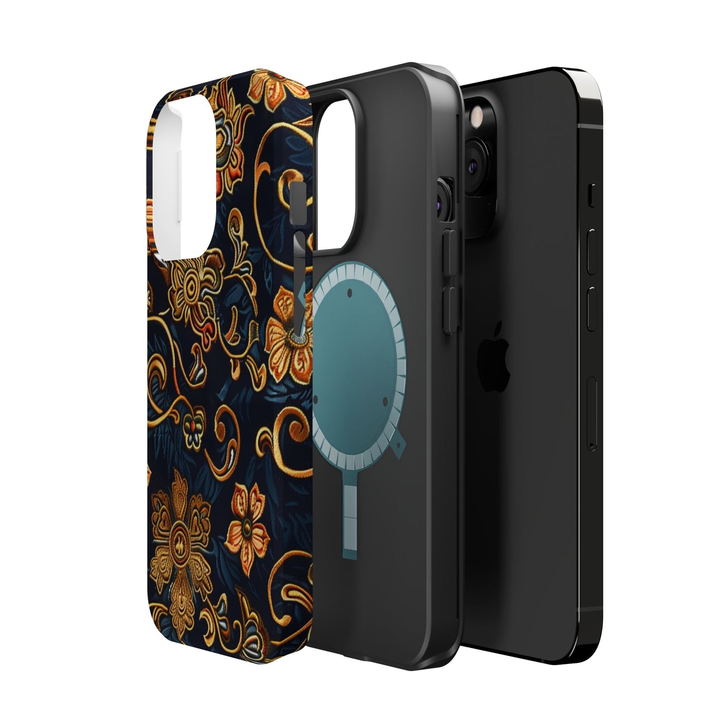Floral Baroque Magnetic Impact - Resistant Phone Case - DIGITAL X