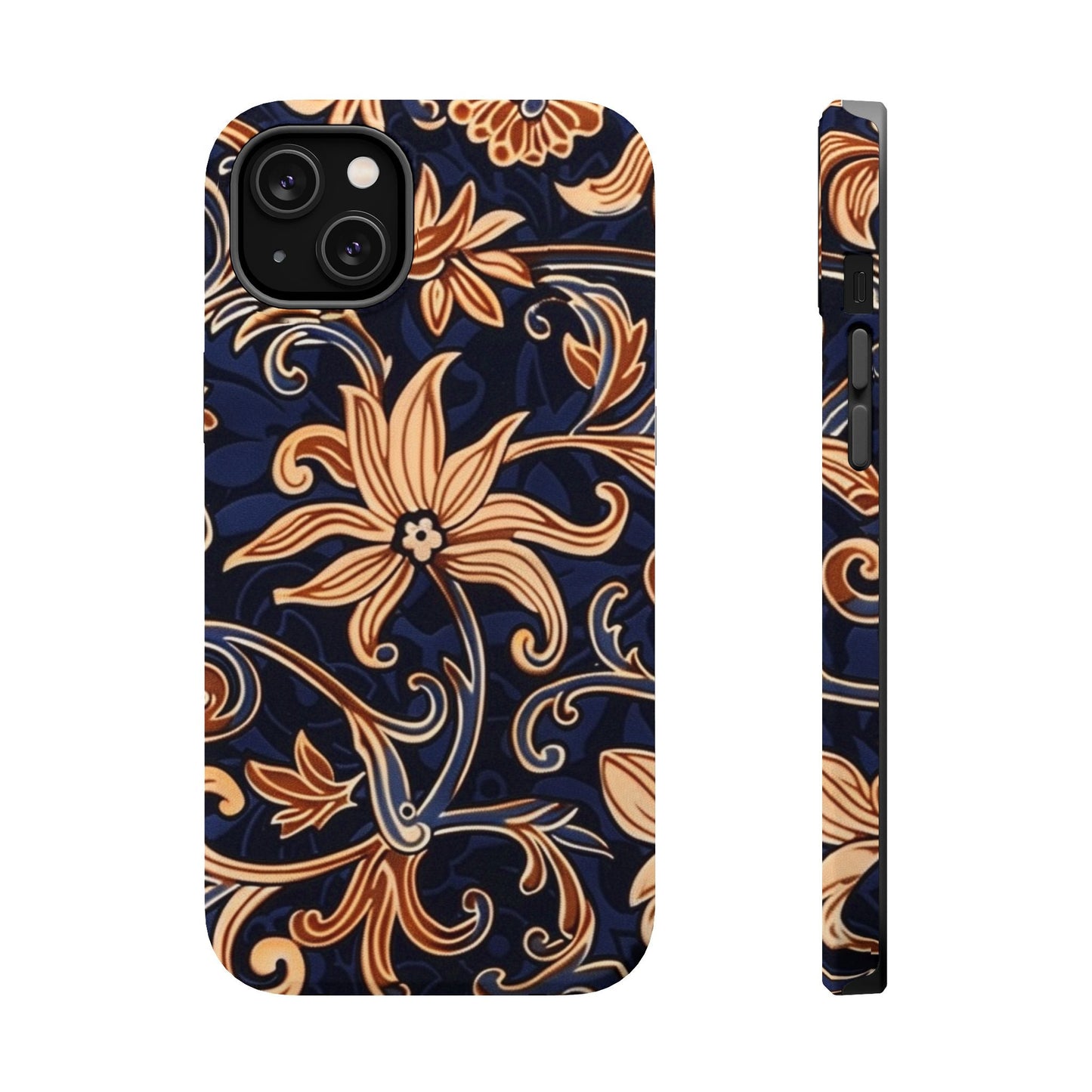 Floral Baroque Magnetic Impact - Resistant Phone Case - DIGITAL X